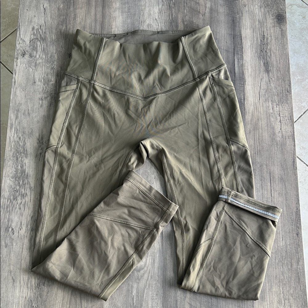 lululemon athletica Olive Cropped Pants